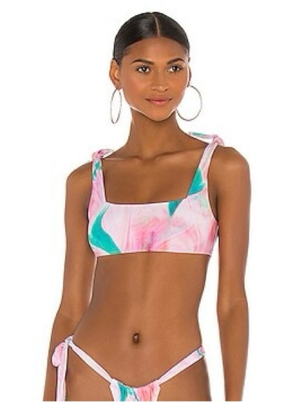Frankie’s Bikinis Kendall Bikini Top In Trippy